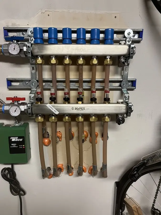 Plumber performing Leak Detection at a residential property in Wilmore